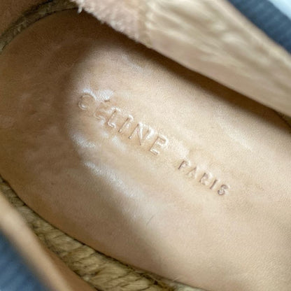 Celine Slip-Ons 36 Women's - Beige X Black X Dark Brown Leopard Print Espadrille