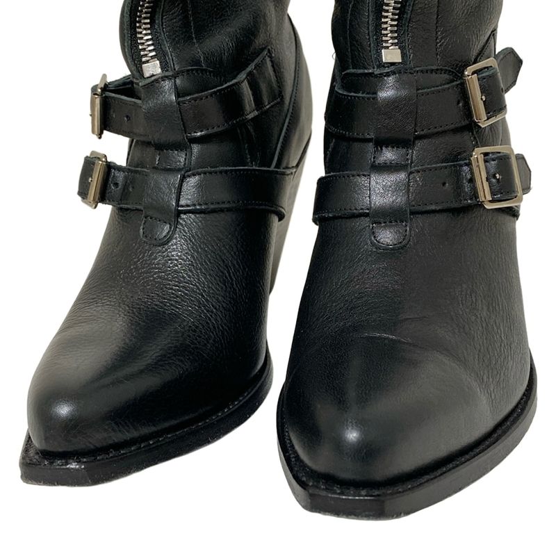 Celine Short Boots 37 Women's - Black Hedi Slimane Berlin Boots Leather