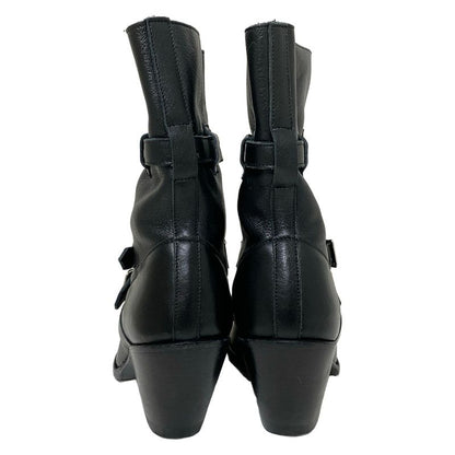 Celine Short Boots 37 Women's - Black Hedi Slimane Berlin Boots Leather