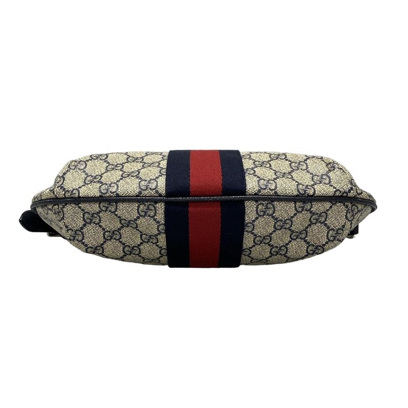 Gucci Shoulder Bag Ophidia GG Small Shoulder Bag 598125 Navy X Ivory X Red