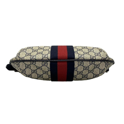 Gucci Shoulder Bag Ophidia GG Small Shoulder Bag 598125 Navy X Ivory X Red
