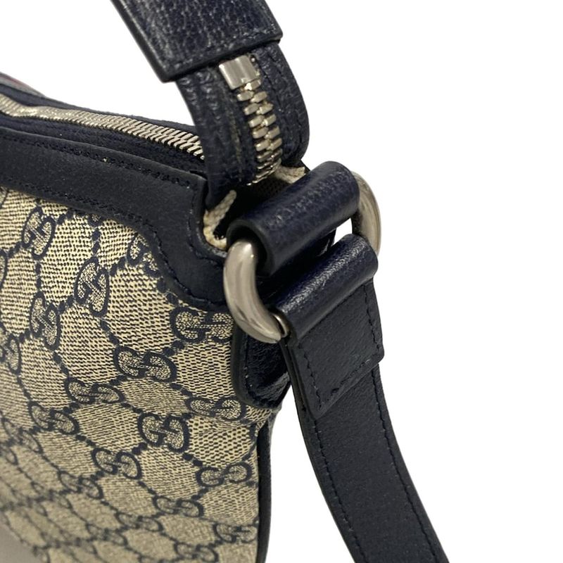 Gucci Shoulder Bag Ophidia GG Small Shoulder Bag 598125 Navy X Ivory X Red