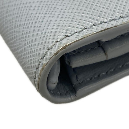 Prada Long Wallet - 1mv025 Light Blue Leather