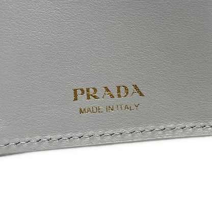 Prada Long Wallet - 1mv025 Light Blue Leather