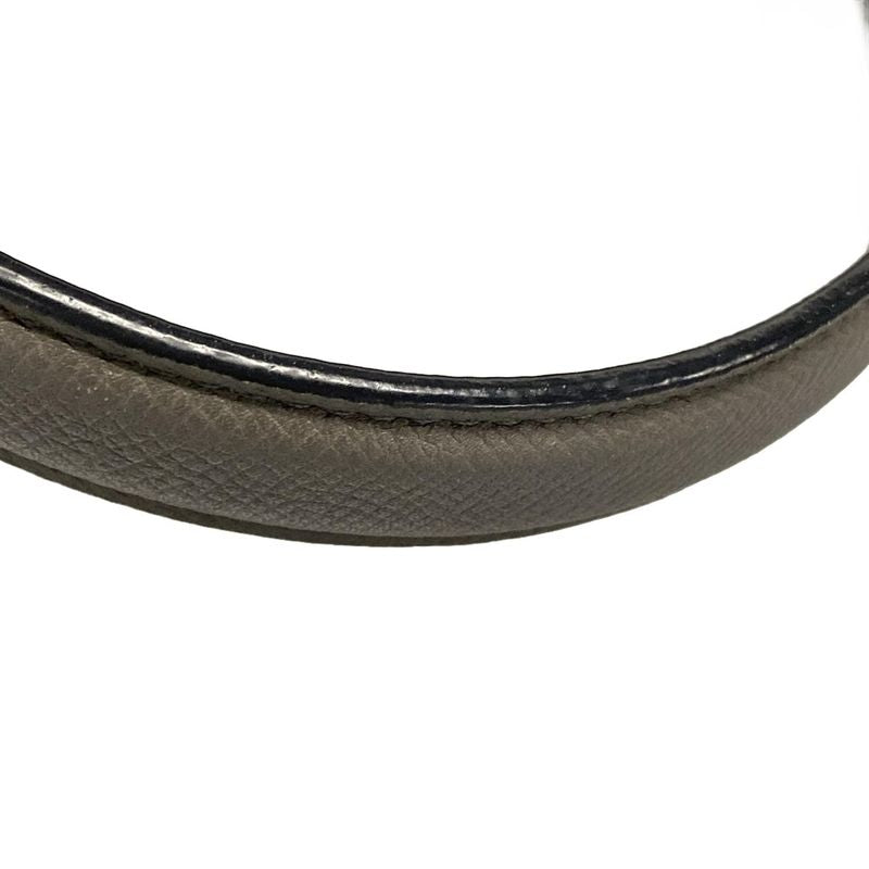 Celine Handbag Belt Bag Mini Dark Gray Leather