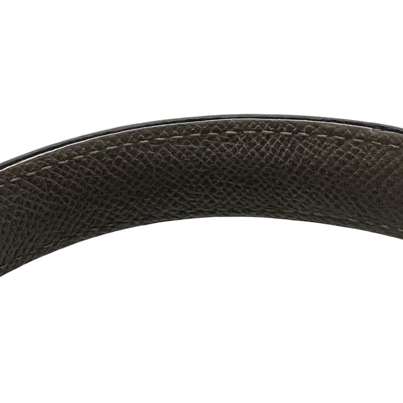 Celine Handbag Belt Bag Mini Dark Gray Leather