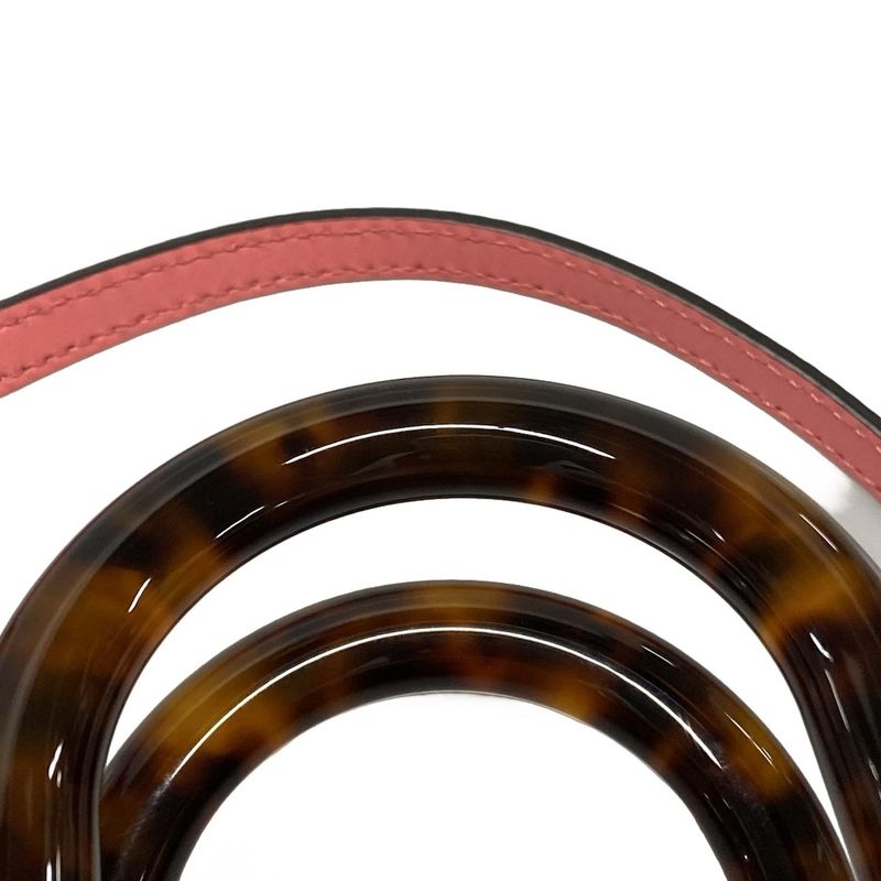 Fendi Handbag Mini Visible 8bs067 Pink Leather