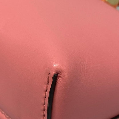 Fendi Handbag Mini Visible 8bs067 Pink Leather