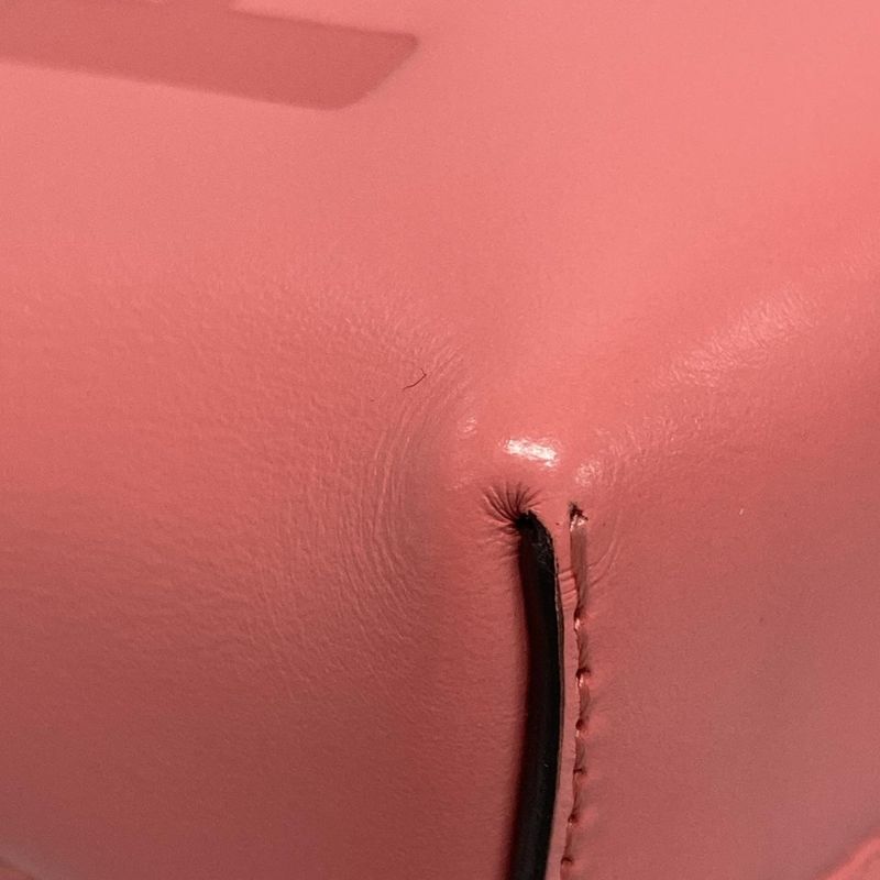 Fendi Handbag Mini Visible 8bs067 Pink Leather