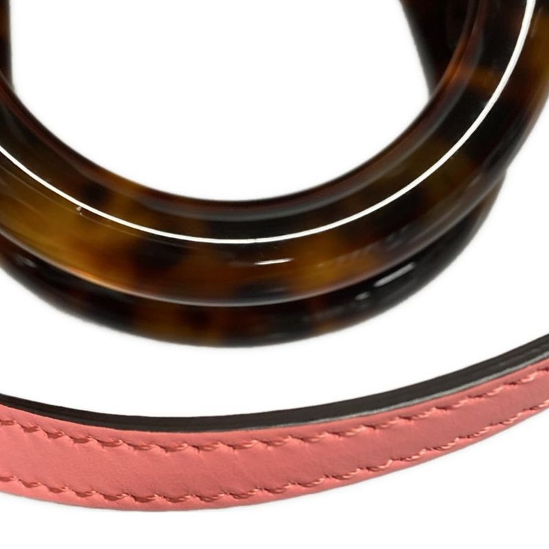 Fendi Handbag Mini Visible 8bs067 Pink Leather