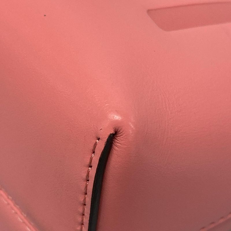 Fendi Handbag Mini Visible 8bs067 Pink Leather