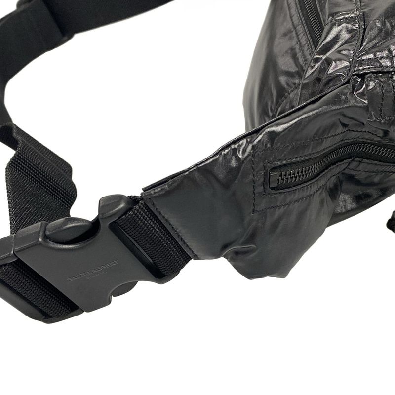 Saint Laurent Paris Waist Pouch Noux Crossbody Bag 581375 Black