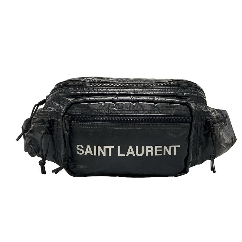 Saint Laurent Paris Waist Pouch Noux Crossbody Bag 581375 Black