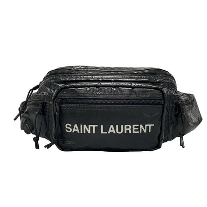 Saint Laurent Paris Waist Pouch Noux Crossbody Bag 581375 Black