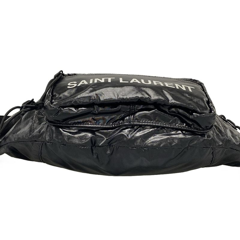 Saint Laurent Paris Waist Pouch Noux Crossbody Bag 581375 Black