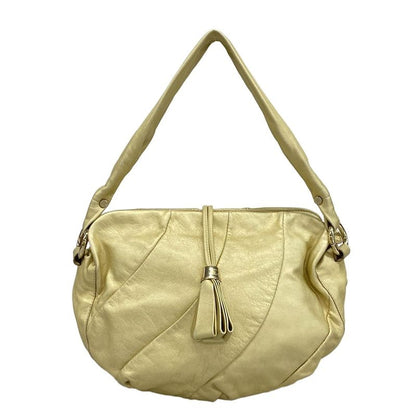 Celine Handbag Bittersweet Gold Leather