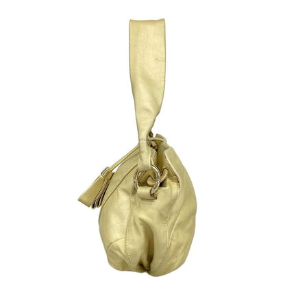 Celine Handbag Bittersweet Gold Leather