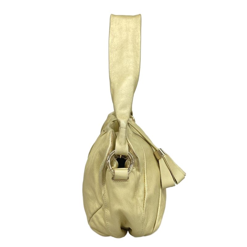 Celine Handbag Bittersweet Gold Leather