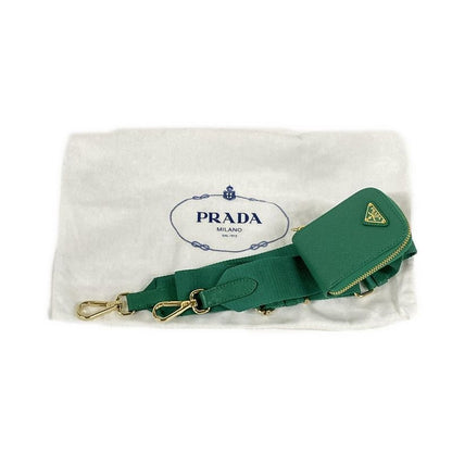 Prada Shoulder Bag - Green Re-Edition 2005 Removable Strap Leather