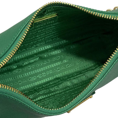 Prada Shoulder Bag - Green Re-Edition 2005 Removable Strap Leather