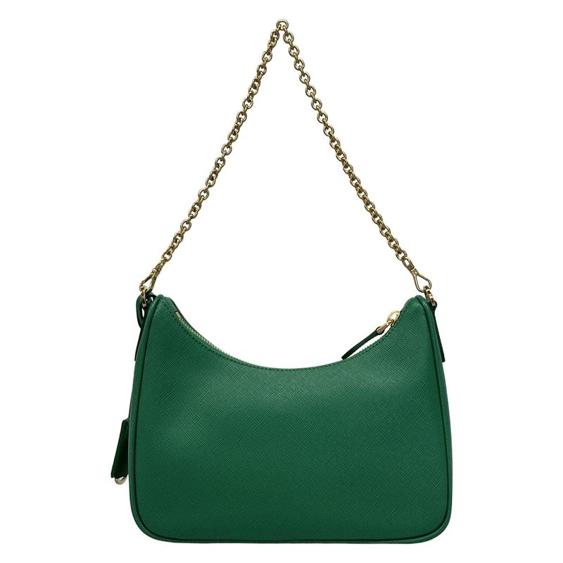 Prada Shoulder Bag - Green Re-Edition 2005 Removable Strap Leather
