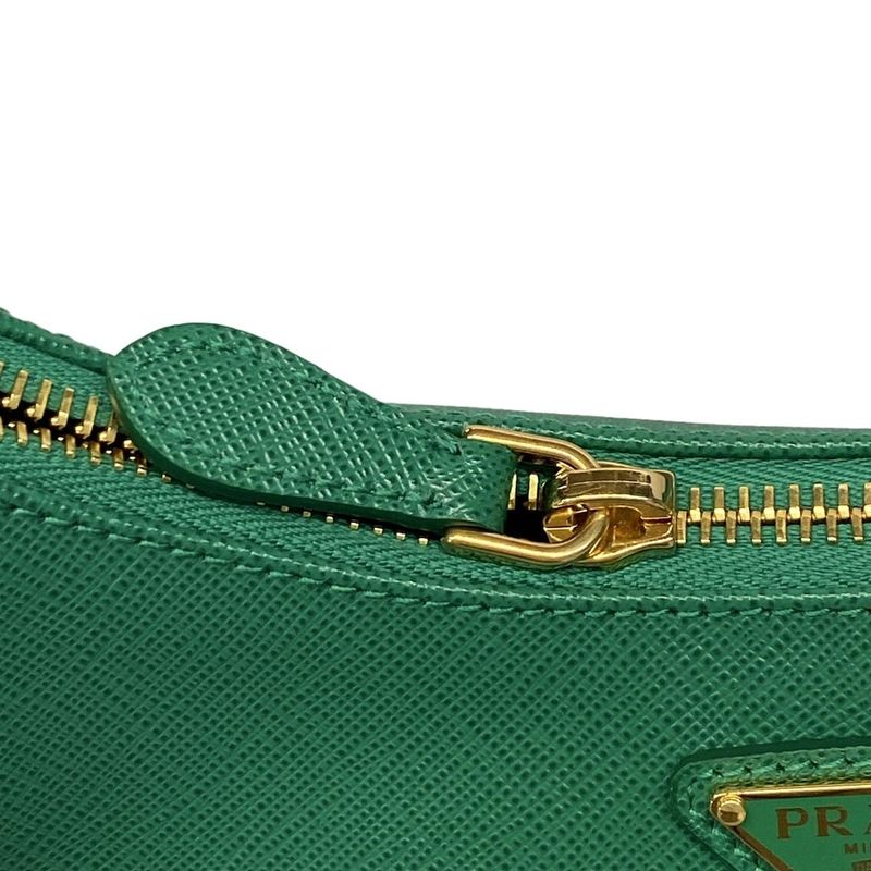 Prada Shoulder Bag - Green Re-Edition 2005 Removable Strap Leather