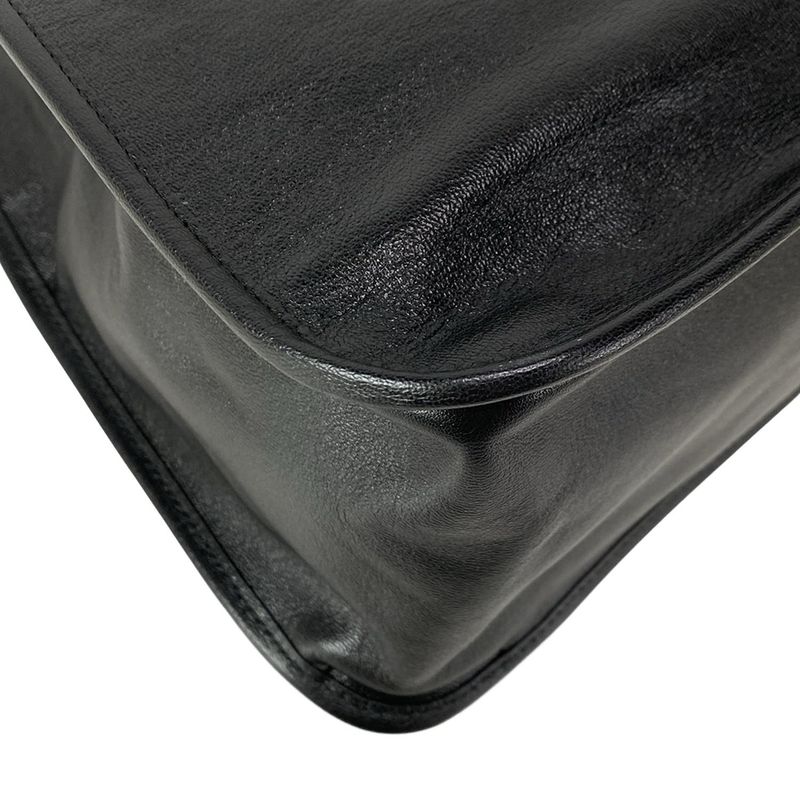 Gucci Tote Bag Horsebit 1955 623694 Black Leather