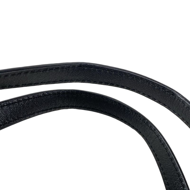 Gucci Tote Bag Horsebit 1955 623694 Black Leather