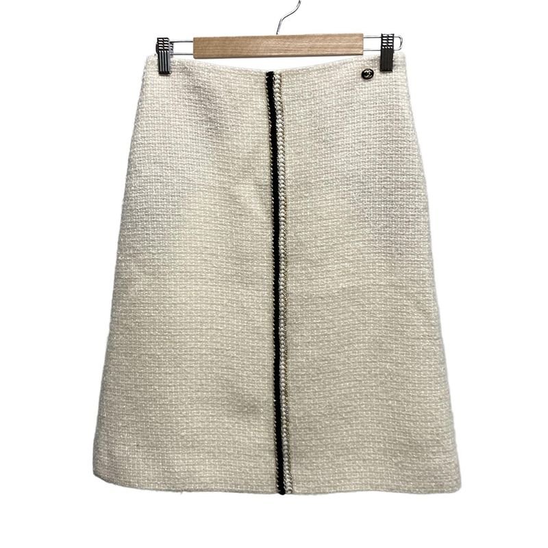 Chanel Skirt Size 36 S Women's - P64628 Ivory X Black X Multi Knee Length 2020