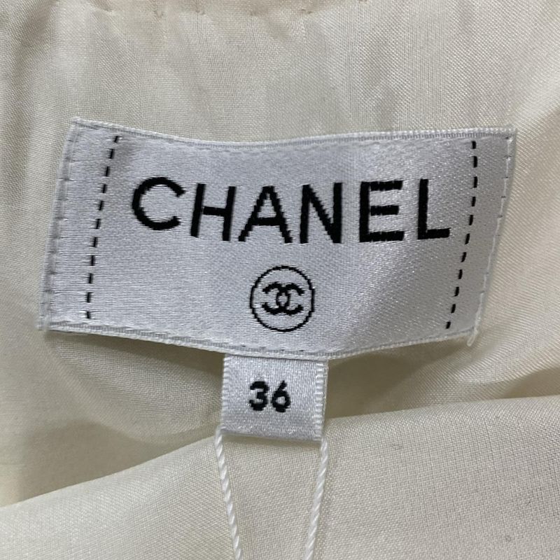 Chanel Skirt Size 36 S Women's - P64628 Ivory X Black X Multi Knee Length 2020