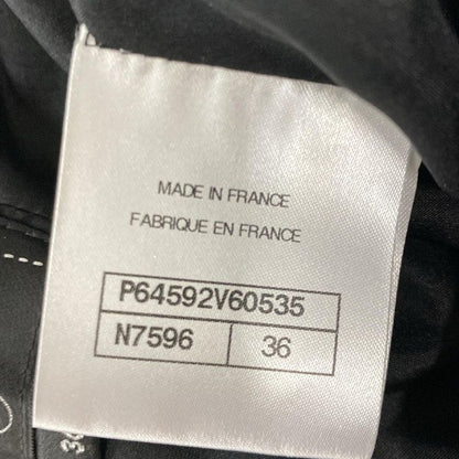 Chanel Skirt Size 36 S Women's - P64592 Black Knee Length 2020 Knit Cashmere