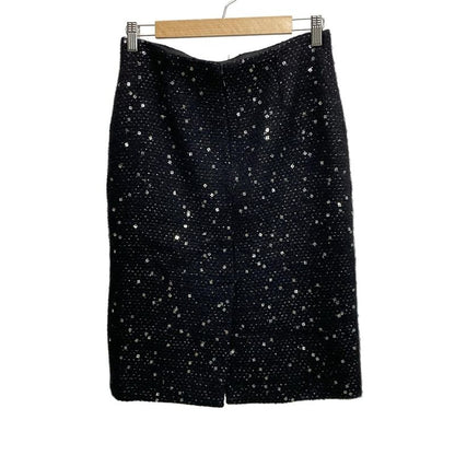 Chanel Skirt Size 36 S Women's - P64592 Black Knee Length 2020 Knit Cashmere