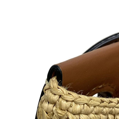 Loewe Shoulder Bag Ruffle Balloon Bag A710p83x02 Beige X Brown Leather