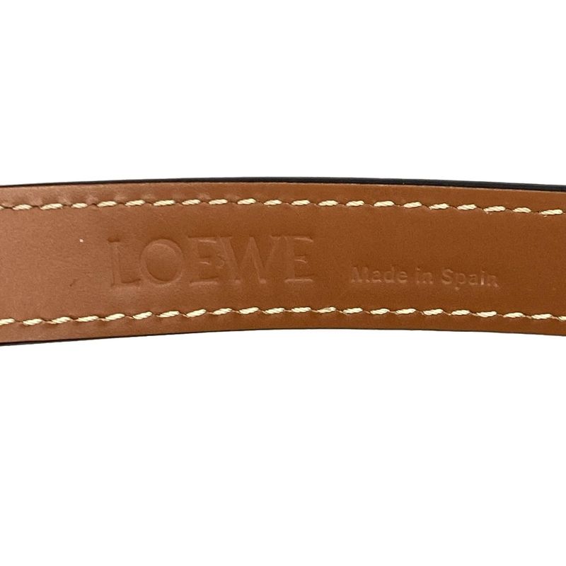 Loewe Shoulder Bag Ruffle Balloon Bag A710p83x02 Beige X Brown Leather