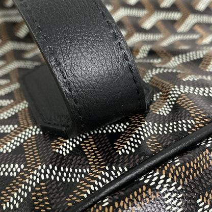 Goyard Garment Case Mayfair Black X White X Navy Markage Leather