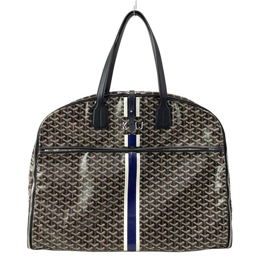 Goyard Garment Case Mayfair Black X White X Navy Markage Leather