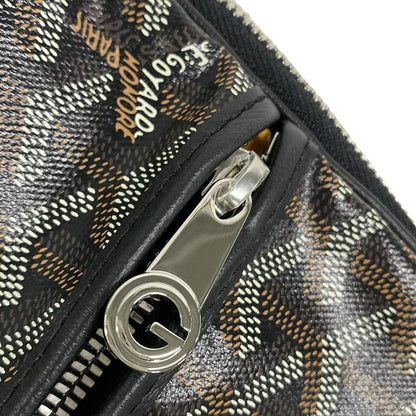 Goyard Garment Case Mayfair Black X White X Navy Markage Leather