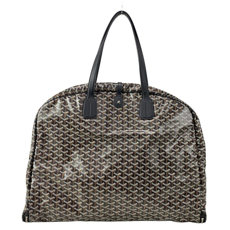 Goyard Garment Case Mayfair Black X White X Navy Markage Leather