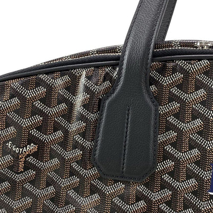 Goyard Garment Case Mayfair Black X White X Navy Markage Leather