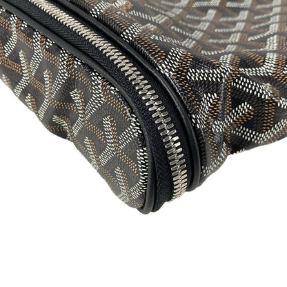 Goyard Garment Case Mayfair Black X White X Navy Markage Leather