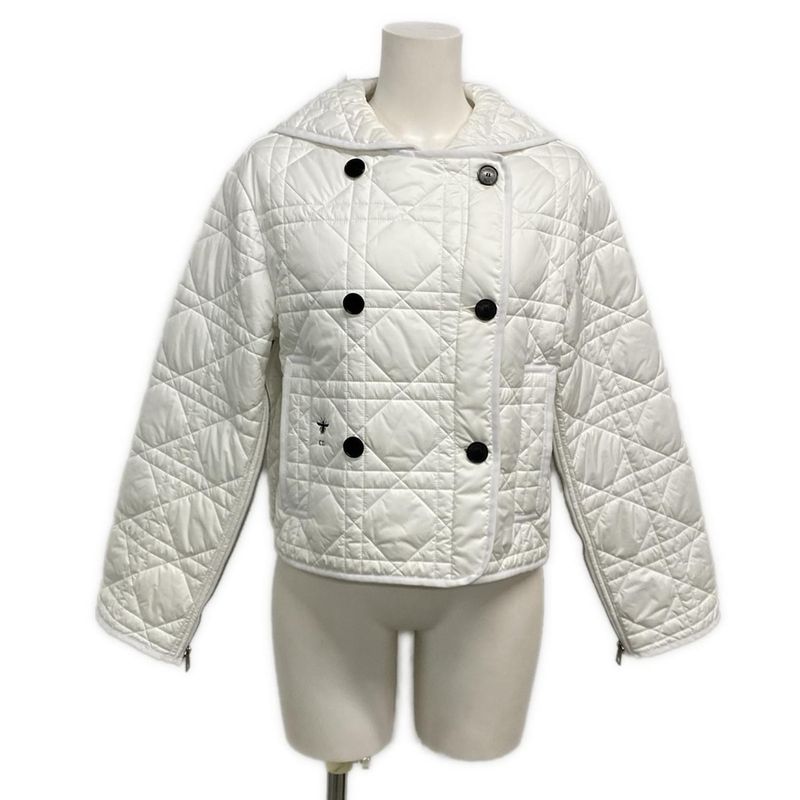 Dior Christian Dior Blouson Size I42 M Women's - 317c48a2827 White Long Sleeve