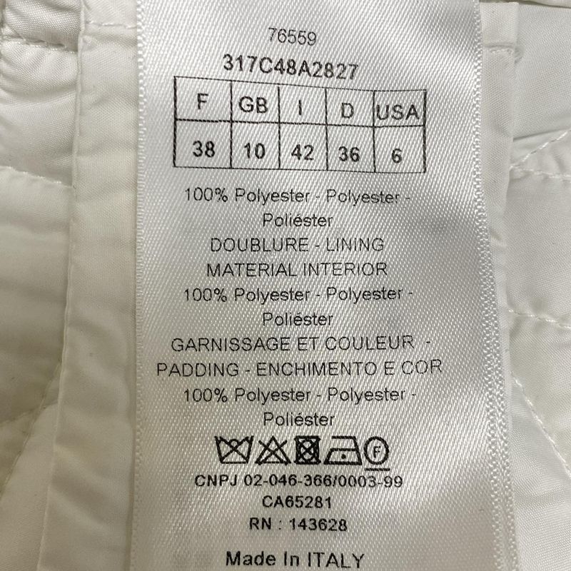 Dior Christian Dior Blouson Size I42 M Women's - 317c48a2827 White Long Sleeve