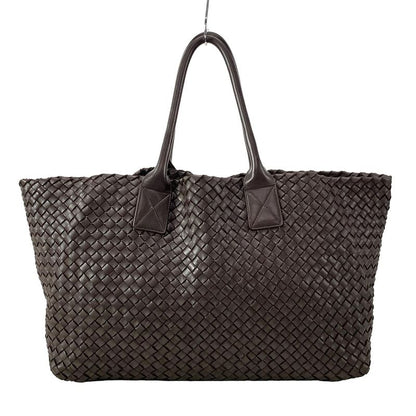 Bottega Veneta Tote Bag Cabas MM 115664 Dark Brown Limited to 500 Leather