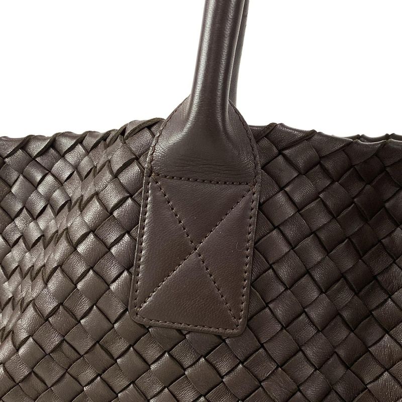 Bottega Veneta Tote Bag Cabas MM 115664 Dark Brown Limited to 500 Leather