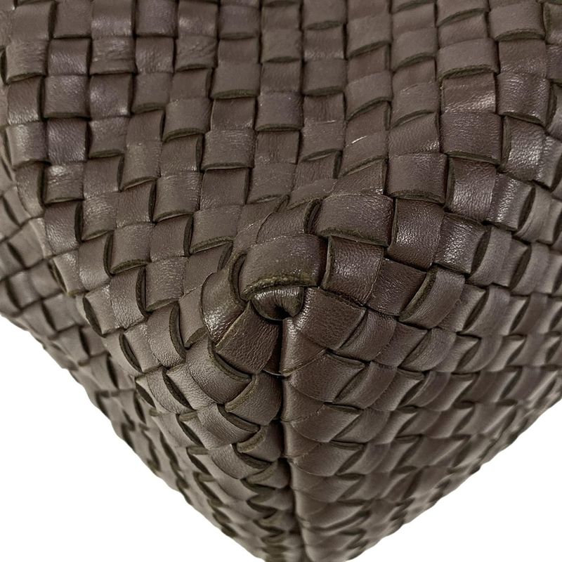 Bottega Veneta Tote Bag Cabas MM 115664 Dark Brown Limited to 500 Leather