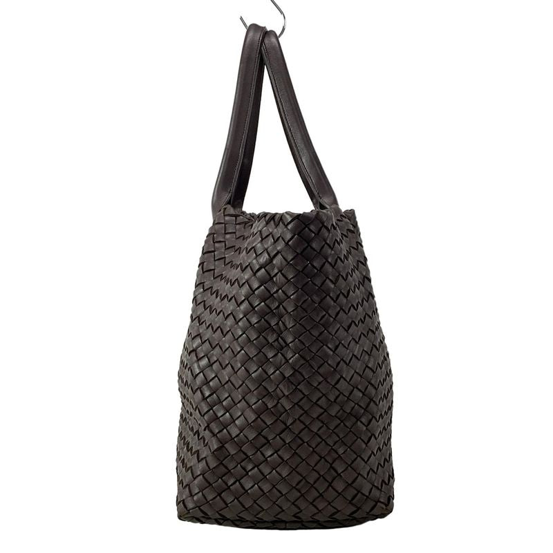 Bottega Veneta Tote Bag Cabas MM 115664 Dark Brown Limited to 500 Leather