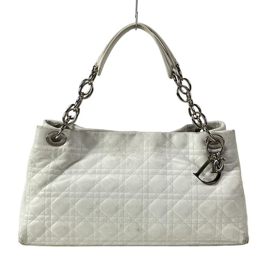 Dior Christian Dior Tote Bag Dior Soft White Chain Handle Leather