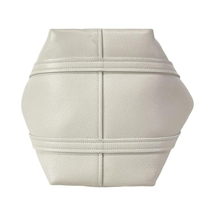 Balenciaga Tote Bag Everyday Small North South 672791 Light Gray Leather