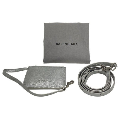 Balenciaga Handbag North South 669754 Silver Leather
