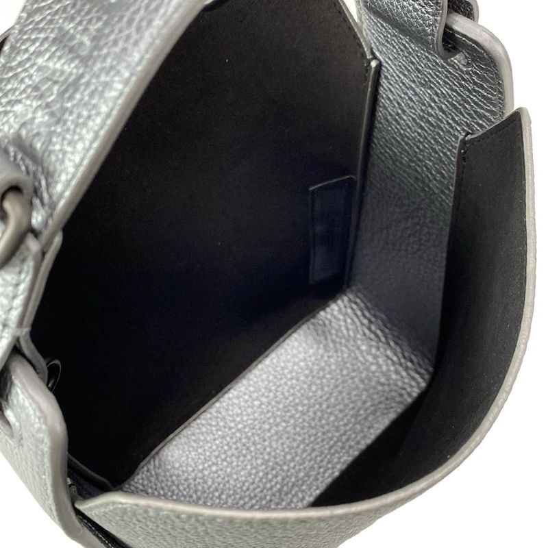 Balenciaga Handbag North South 669754 Silver Leather